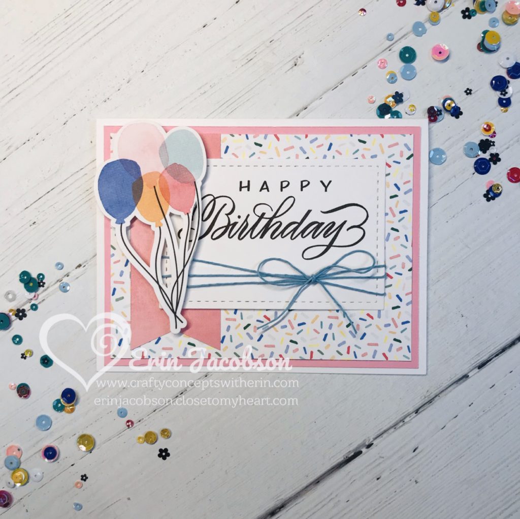 Birthday Cards with Celebrate Today – Crafty Concepts with Erin